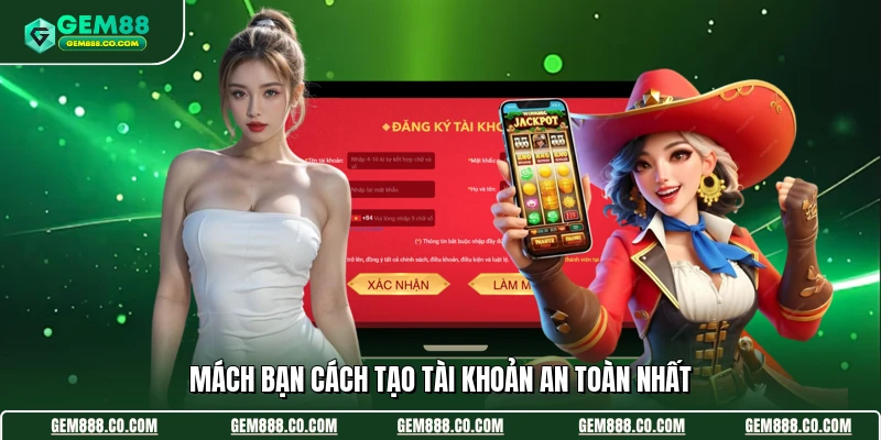 Mách bạn cách tạo tài khoản an toàn nhất
