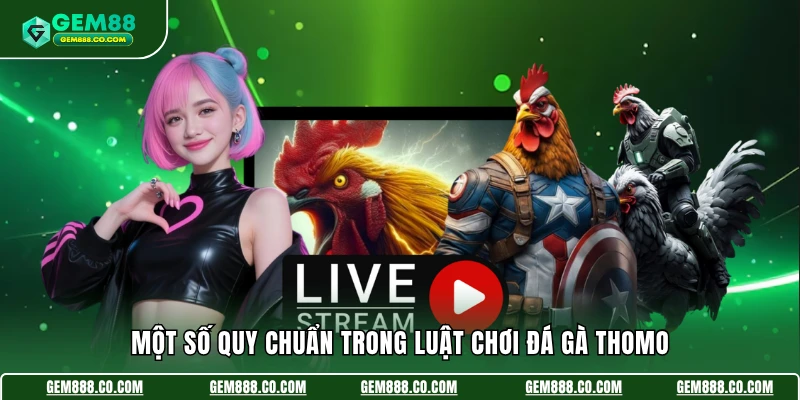 Một số quy chuẩn trong luật chơi đá gà Thomo