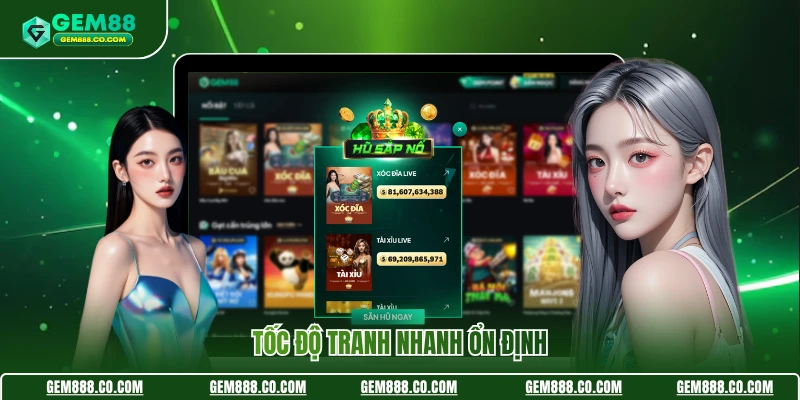 Tốc độ tranh nhanh ổn định